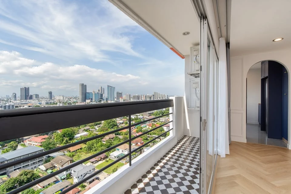 For sale: BANGNA Residence, corner unit with privacy, beautifully decorated, lots of usable space, beautiful view, not blocked, reserve now!