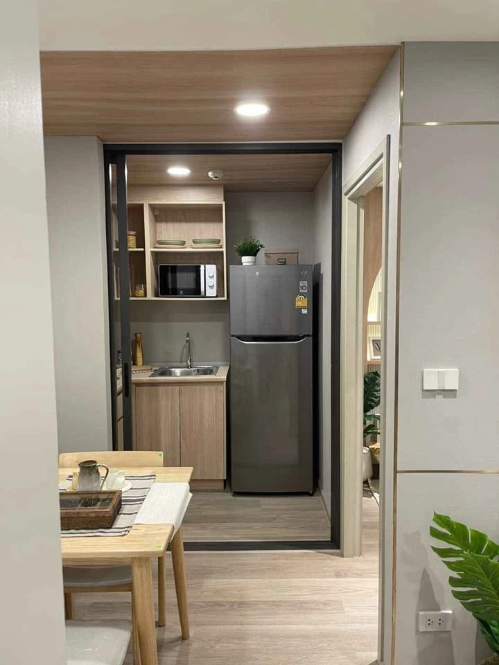 For sale Beat Sukhumvit, nice room, corner room, with furniture + electrical appliances, don't miss out, hurry and reserve+++
