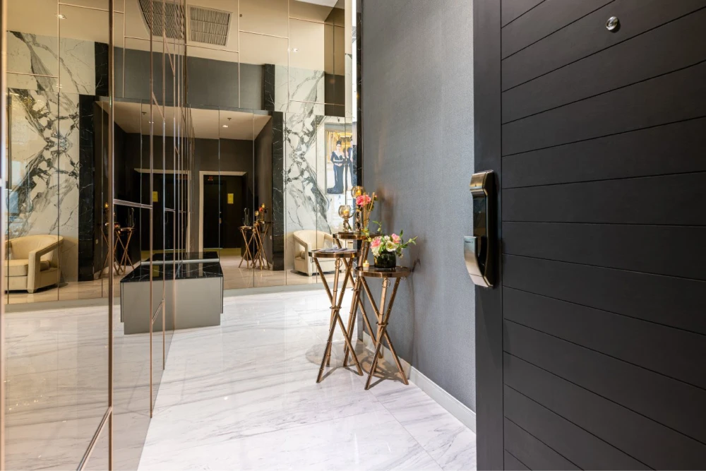 Belle Grand Rama 9 LUXURY PENTHOUSE for sale, high floor, wide city view, high-end decoration, ready to move in.