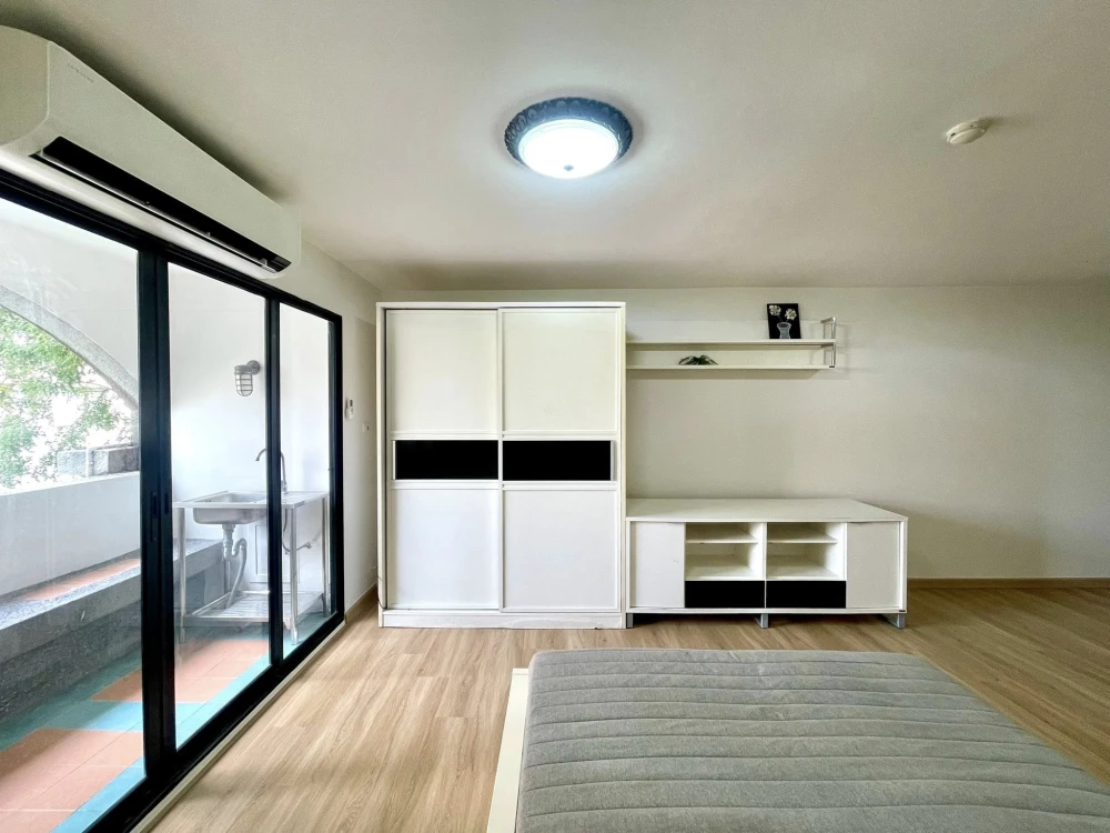 Champs Elysees Tiwanon Studio for sale, spacious living space, open view, fully equipped with amenities. Reserve now!