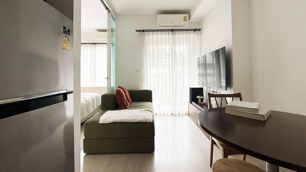 Chapter One Eco Ratchada-Huai Khwang for sale, 2nd floor, nice room, fully furnished, reserve now, hurry!
