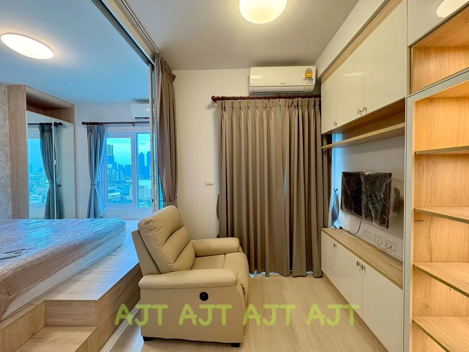 Chapter One Eco Ratchada-Huai Khwang for sale, ready to move in, fully furnished, hurry and reserve now!
