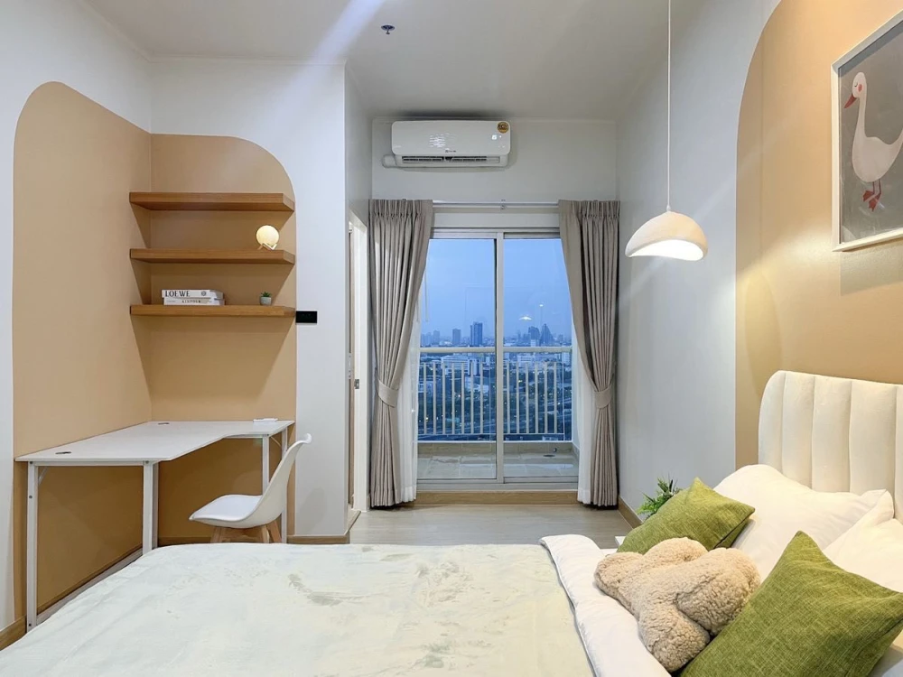 For sale: City Home Ratchada-Pinklao, beautifully decorated room in a minimalist style, plenty of usable space, Chao Phraya River view. Reserve now!