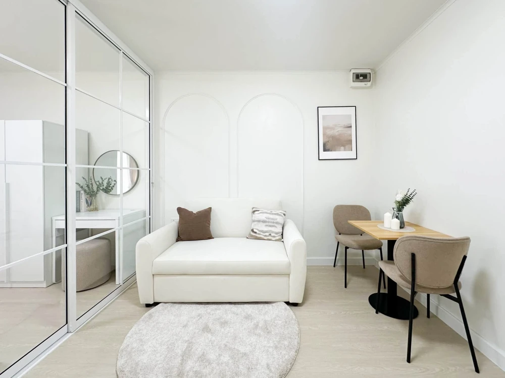 City Home Ratchada-Pinklao for sale: Beautifully decorated minimalist-style units in a prime location, fully furnished. Book now!