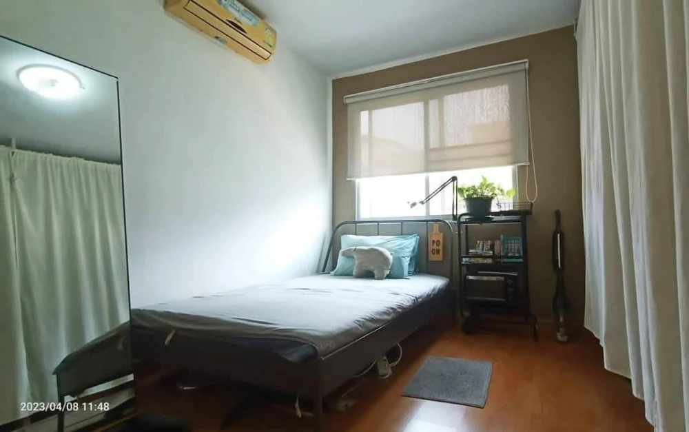 City Home Sukhumvit 101 for sale! 2 bedrooms, spacious living area, and fully furnished with complete amenities. Book now!