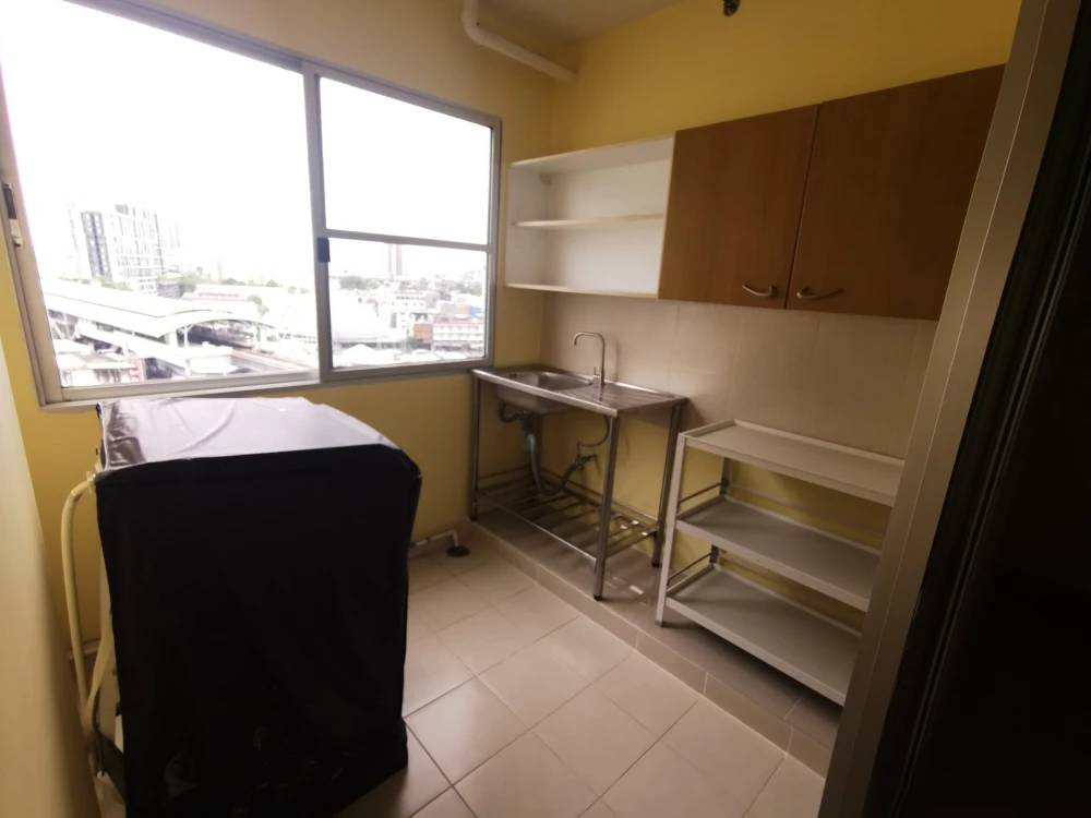 For sale City Home Sukhumvit 101 Studio room, fully furnished, convenient transportation, don't miss it.