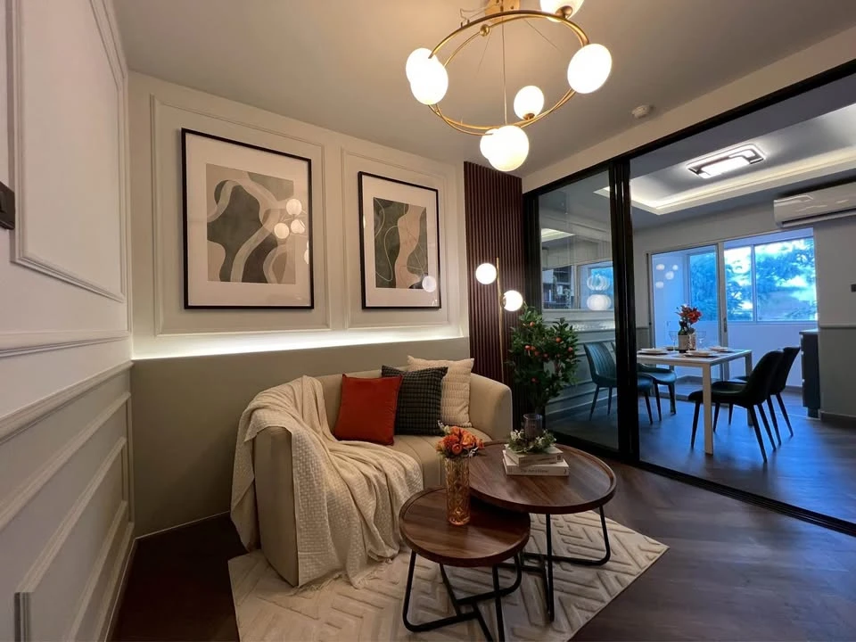 City Home Ratchada-Pinklao (Charansanitwong 95/1) for sale. Large 42 sq.m. unit, beautifully decorated, unobstructed view. Book now!