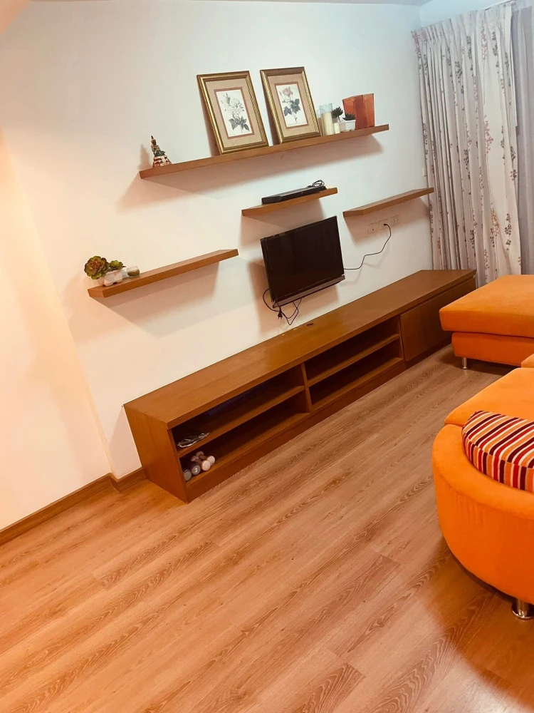 For sale City Room Ratchada Suttisan, spacious room, lots of usable space, comes with complete furniture, good like this, don't miss it.