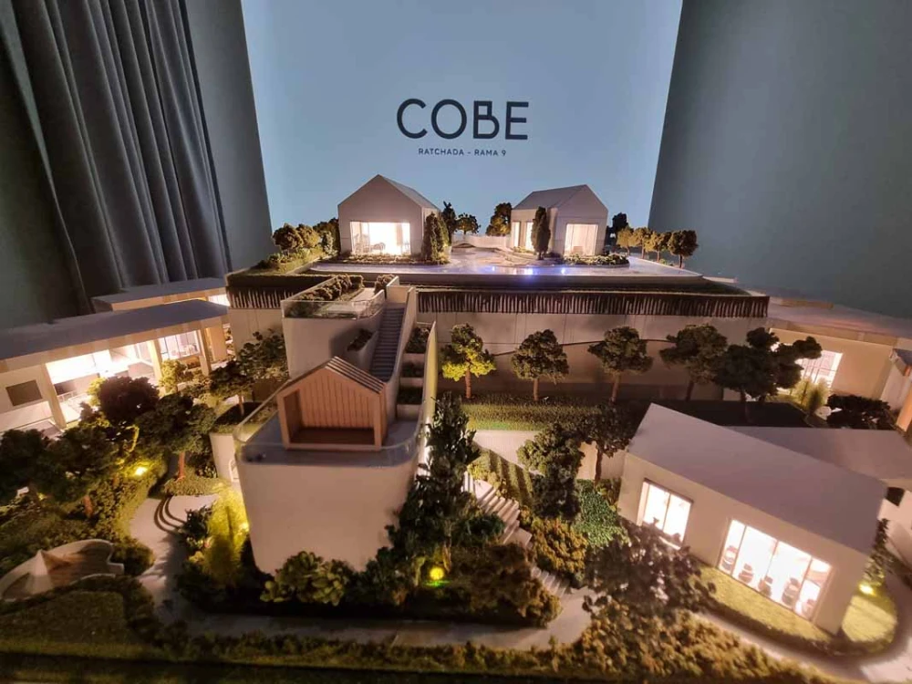 For sale: Cobe Ratchada - Rama 9, spacious room, comfortable, high floor, corner room, not crowded, book now++