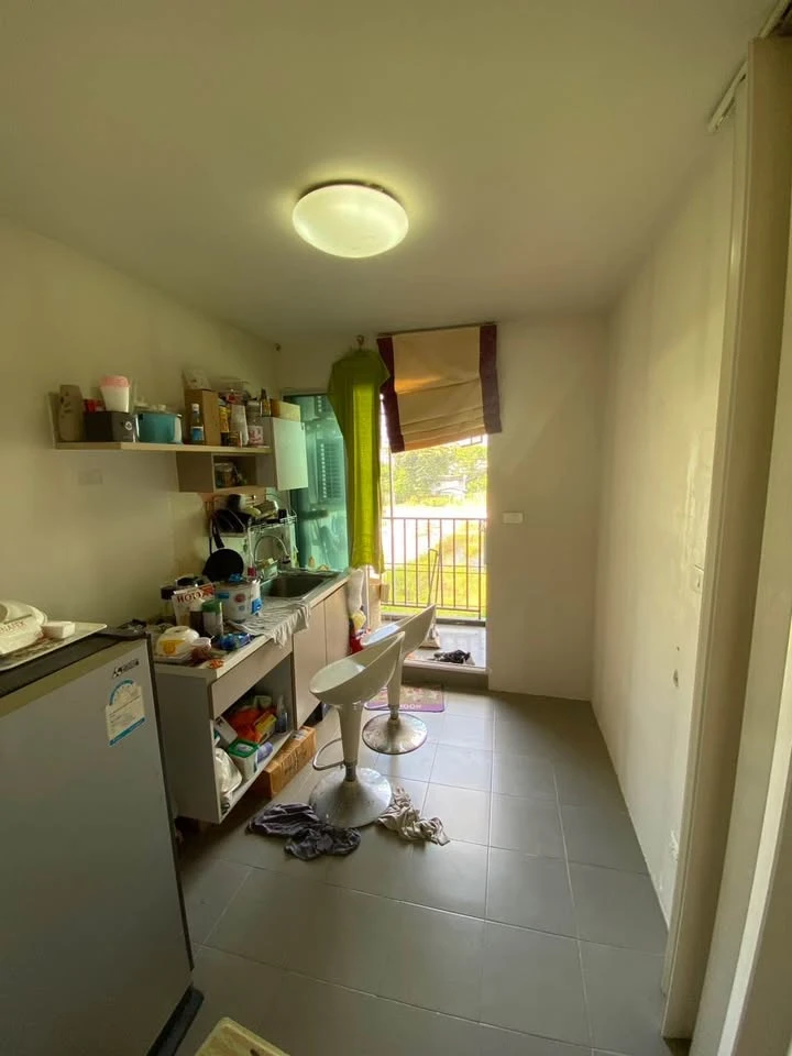 Condo for sale D condo Ramkhamhaeng, ready to move in, separate room, very well-proportioned, hurry and book before you miss out++