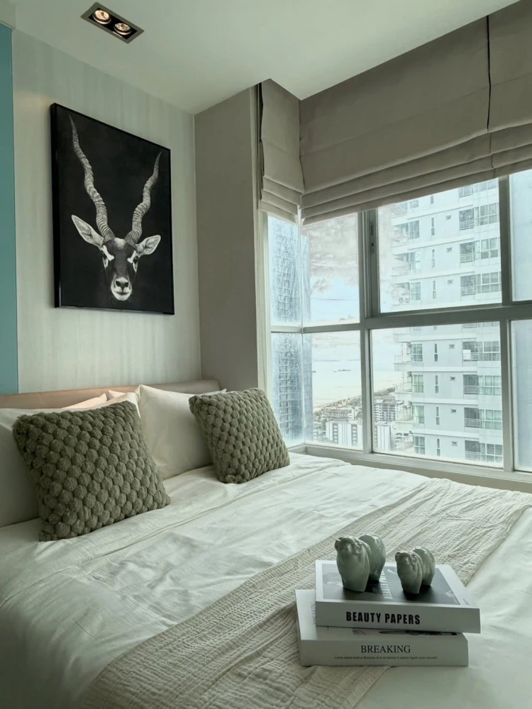 Condo for sale Lumpini Parkbeach Jomtien, high floor, furnished, sea view, rare, reserve now!