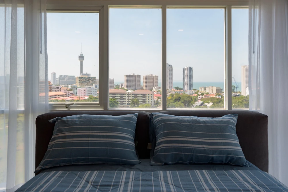 Condo One Tower Pratumnak for sale. High floor, sea view, fully furnished. Book now!