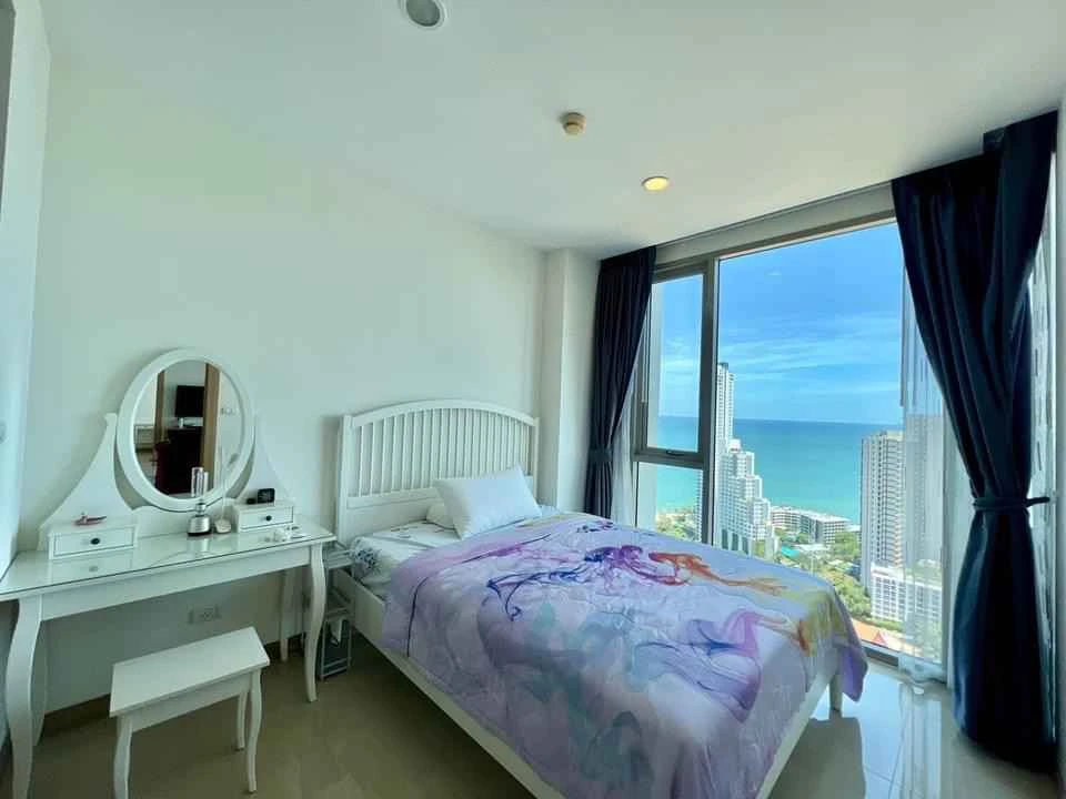 Condo for sale: The Riviera Wong Amat Beach, a nice room, high floor, sea view. Don't miss out on this great deal!!!