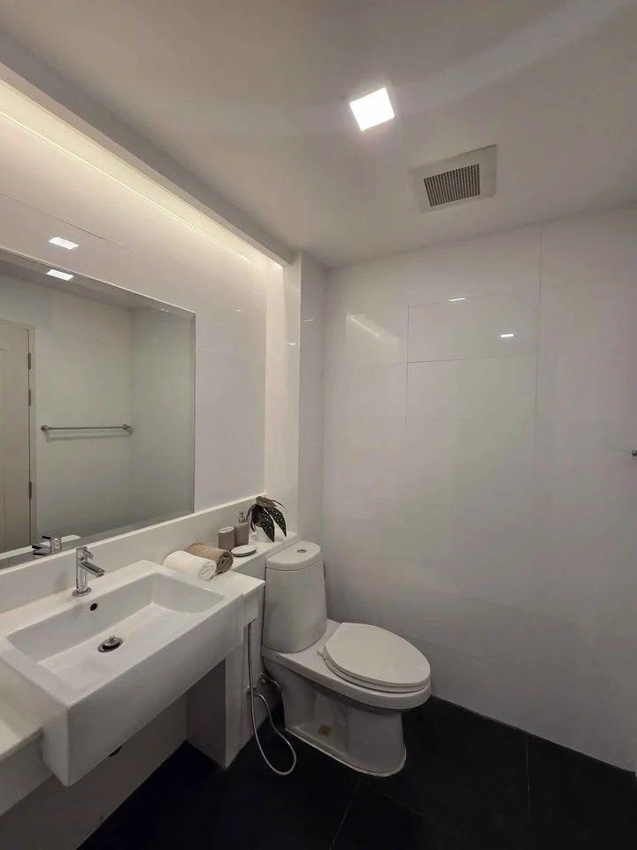 For Sale: D65 Condominium unit featuring a "Japandi Warm" style—a sophisticated blend of walnut wood, cream, and black tones that feels both cozy and