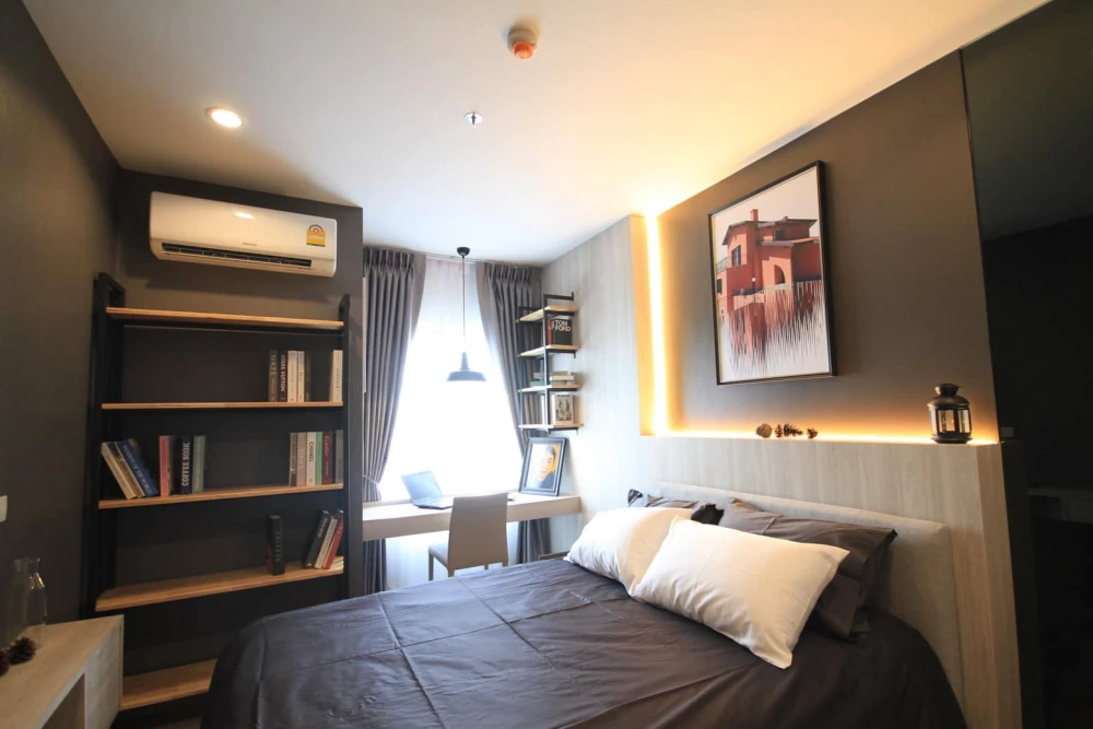 For sale: Dcon prime Ratchaphruek, 2.60 meter high ceiling, room on the 26th floor, very high, view of the Chao Phraya River, hurry and book now.
