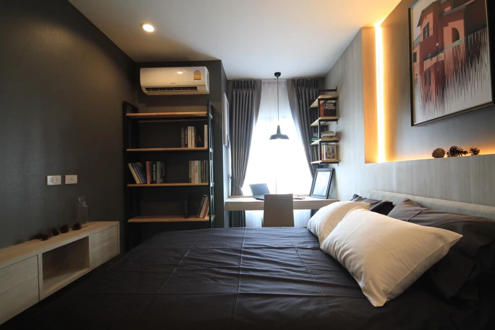 For sale: Dcon prime Ratchaphruek, 2.60 meter high ceiling, room on the 26th floor, very high, view of the Chao Phraya River, hurry and book now.