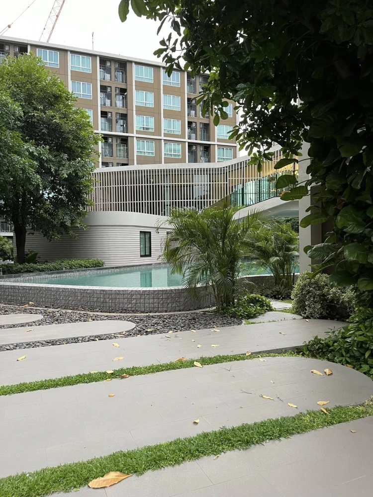 For sale: dcondo Campus Dome Rangsit, ready to move in, complete here, just bring your bags and move in, don't wait.