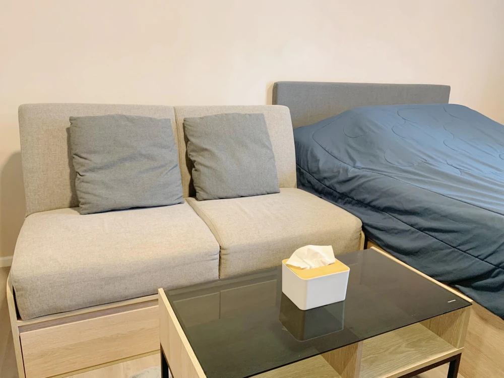 For sale: dcondo Hideaway Rangsit, 4th floor, corner room, fully furnished, nice to live in, reserve now, urgently.