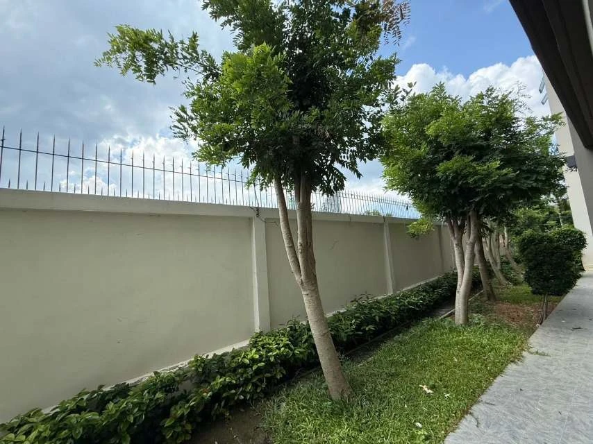 For sale Dusit Grand Park 2, garden view, there are trees behind the room, very shady, very spacious room, first come first served.