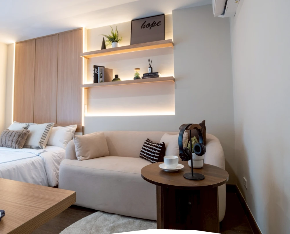 ELIO Sukhumvit 64 for sale. Low floor unit, very livable. Fully furnished. Book now!
