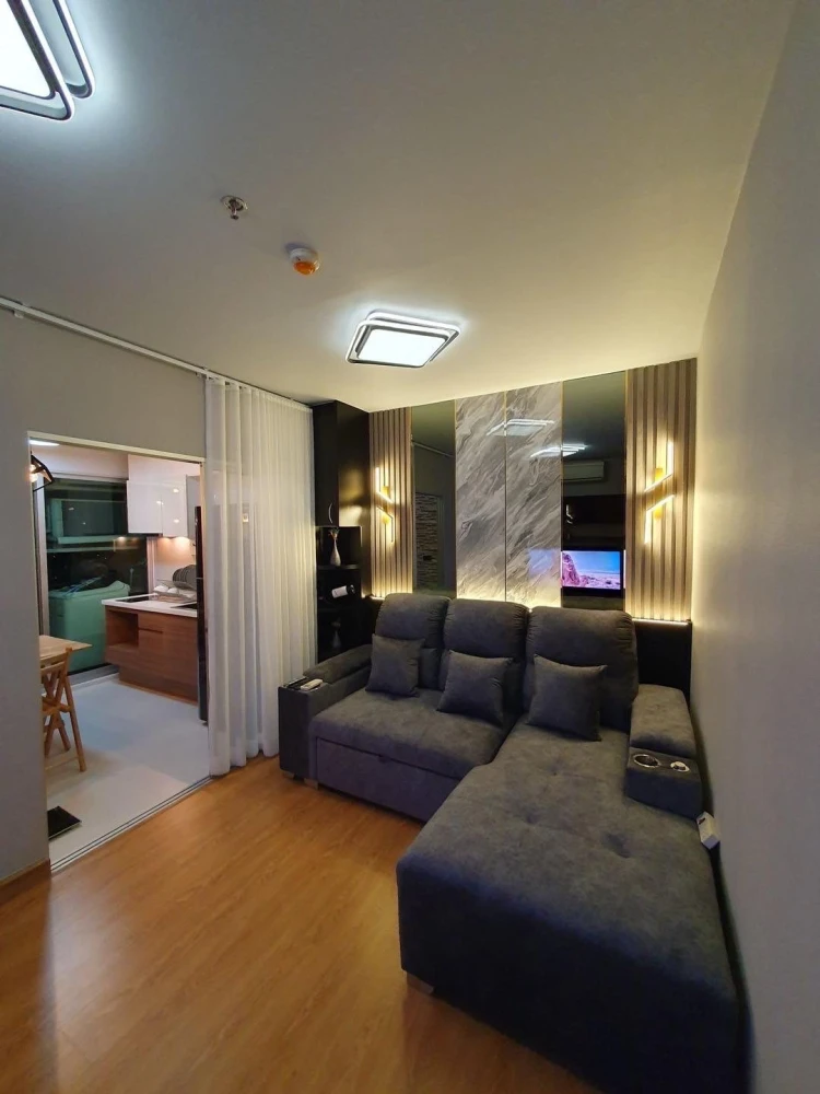 For sale: Fuse Chan Sathorn, beautifully decorated room, simple, luxurious, expensive-looking, built-in walls and excellent furniture. Reserve now!