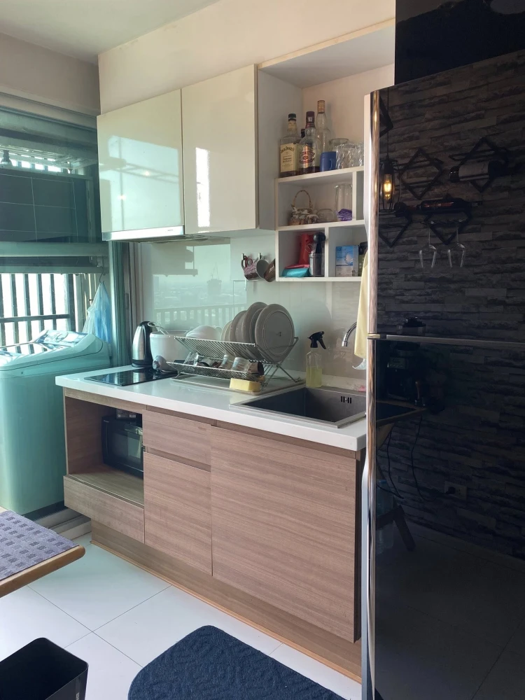 For sale: Fuse Chan Sathorn, beautifully decorated room, simple, luxurious, expensive-looking, built-in walls and excellent furniture. Reserve now!