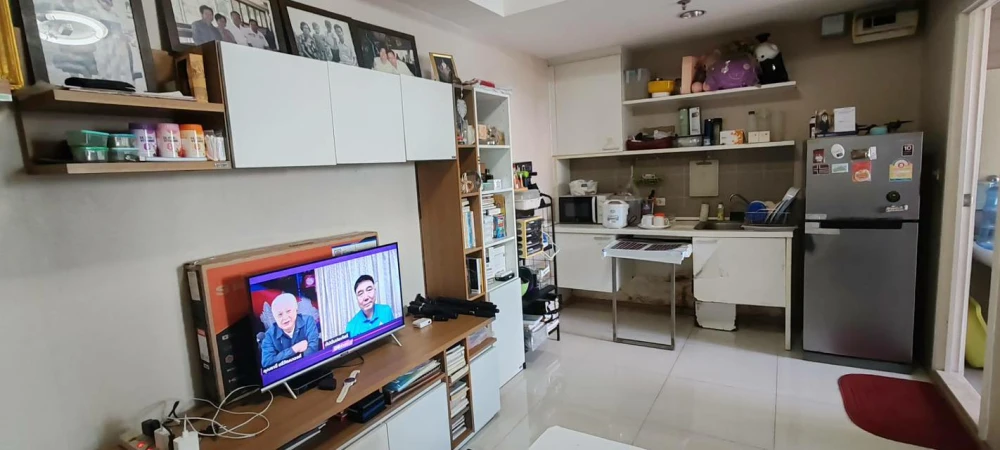 Selling Fuse Mobius Ramkhamhaeng Station condo with panoramic city views at an affordable price! Fully furnished, move-in ready!