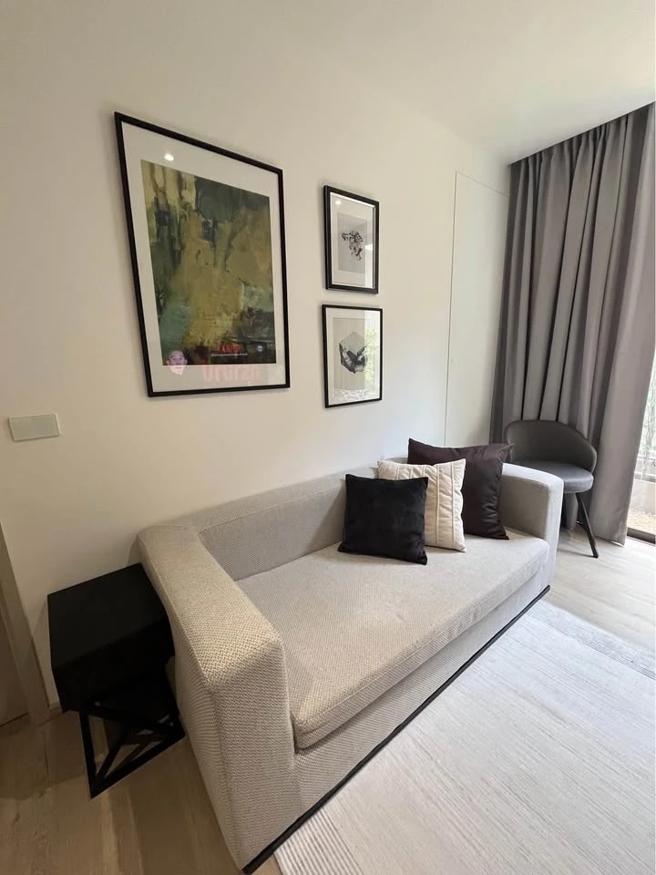 For sale: FYNN Asoke, 1st floor, Private Garden, fully furnished and equipped, ready to move in.
