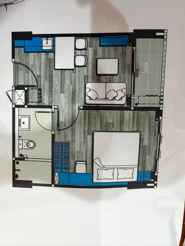 Selling G Condo Sriracha, 1 bedroom, 1 bathroom, fully furnished, convenient location. Book now!