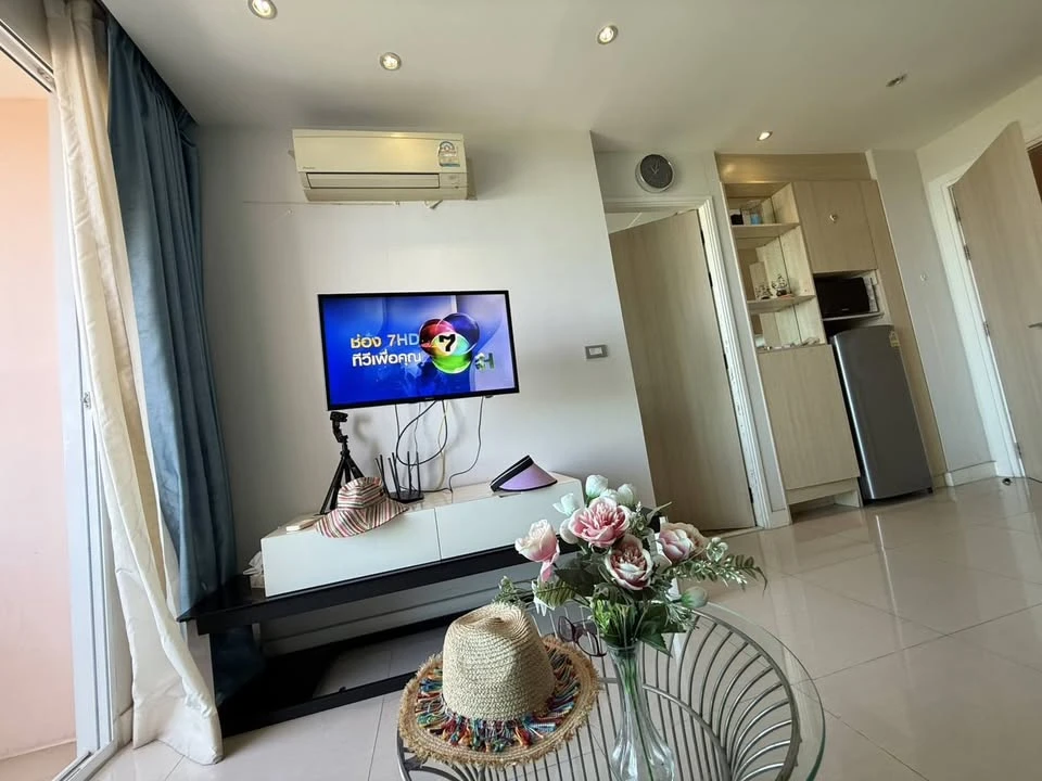 For sale: Grande Caribbean Resort Pattaya, 9th floor, Pattaya sea view, fully furnished room, don't miss out!