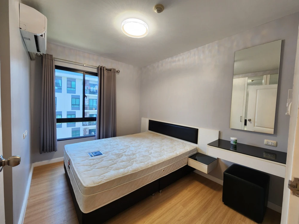 For sale: I Condo Sukhumvit 105, fully furnished + appliances, includes a sofa bed. Reserve now!