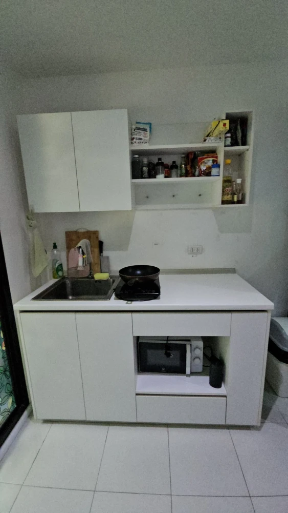 For sale: ICondo Serithai Green Space, 2nd floor, fully furnished room, ready to move in, reserve now, don't wait.