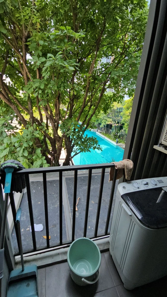 For sale: ICondo Serithai Green Space, 2nd floor, fully furnished room, ready to move in, reserve now, don't wait.