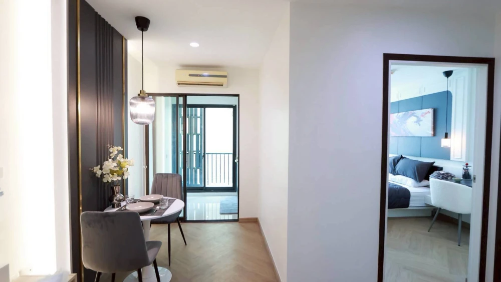 For sale: ICONDO Sukhumvit 103, decorated in a Modern Classic style, luxurious atmosphere, comfortable to the eyes, giving the feeling of being in a h