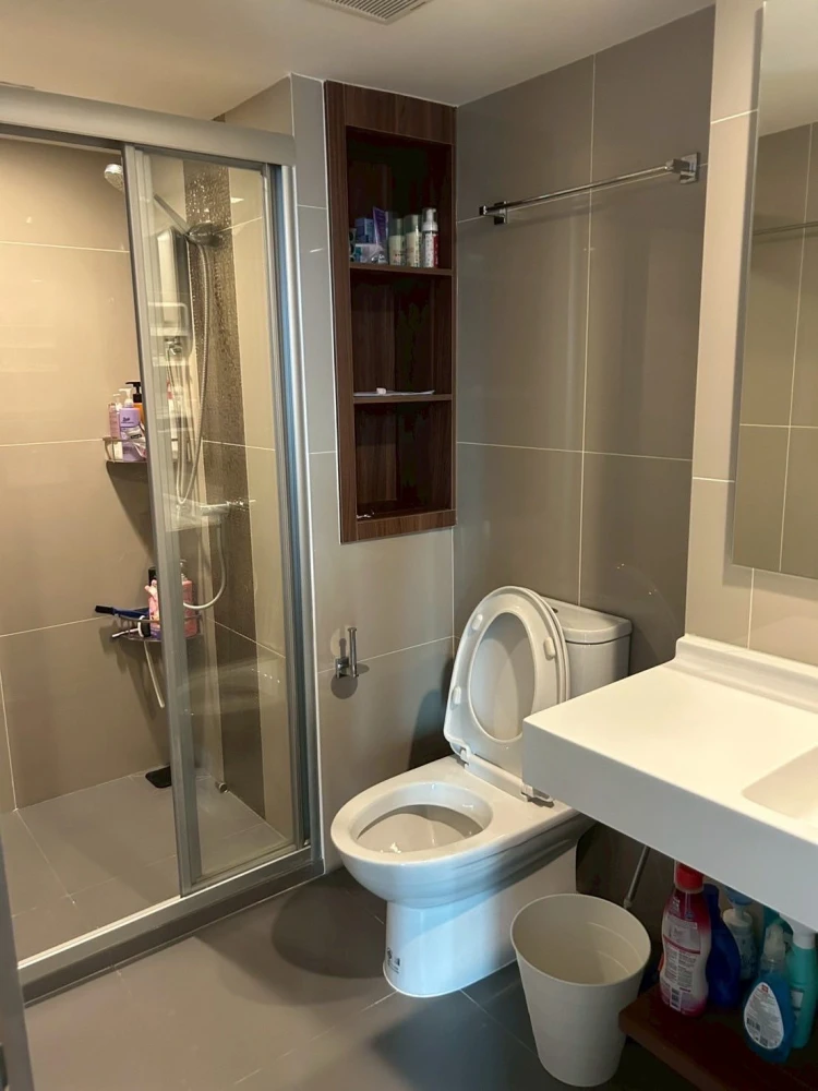 IDEO RAMA 9–ASOKE for sale, a nice room on a high floor, spacious and comfortable, just bring your bag and move in+++