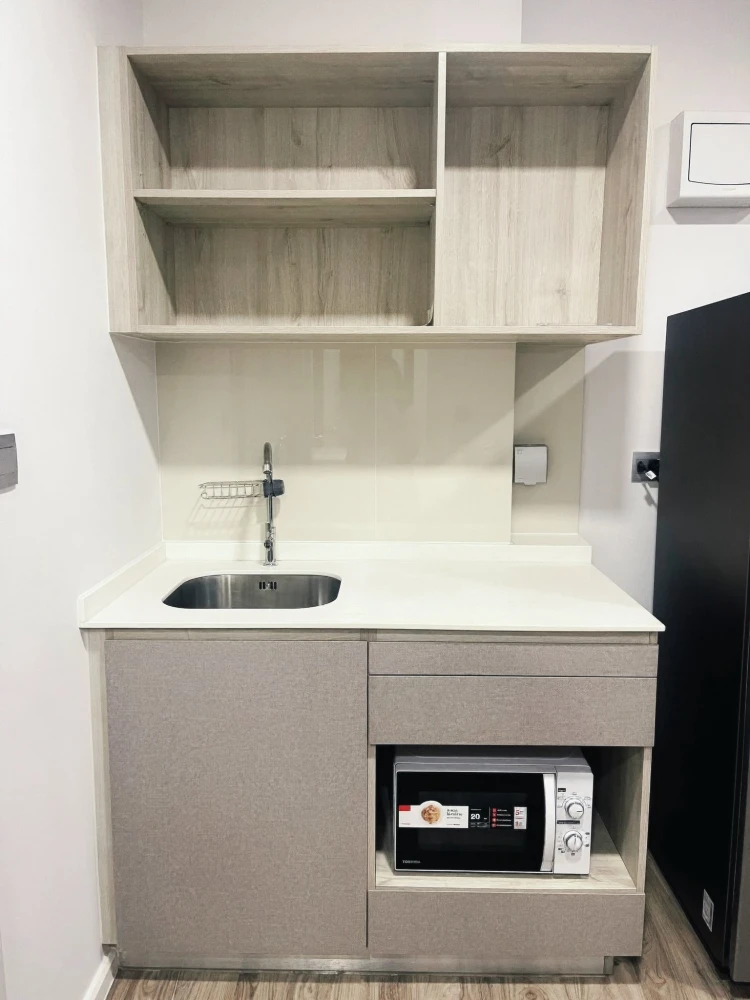 For sale: KAVE SALAYA, a lovely room on the 3rd floor, comes with complete furniture and amenities. Don't miss out!