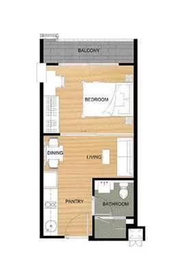 For sale: Le Crique Sukhumvit 64/2, spacious room with plenty of usable space, comes fully furnished. Don't miss out on this great deal!