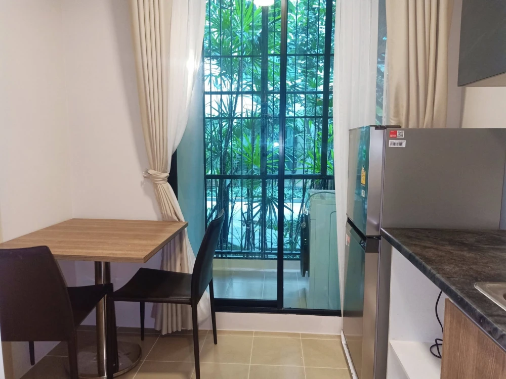 For Sale: LESTO Sukhumvit 113, Building C, 1st Floor, Garden View. Fully furnished—don't miss out!