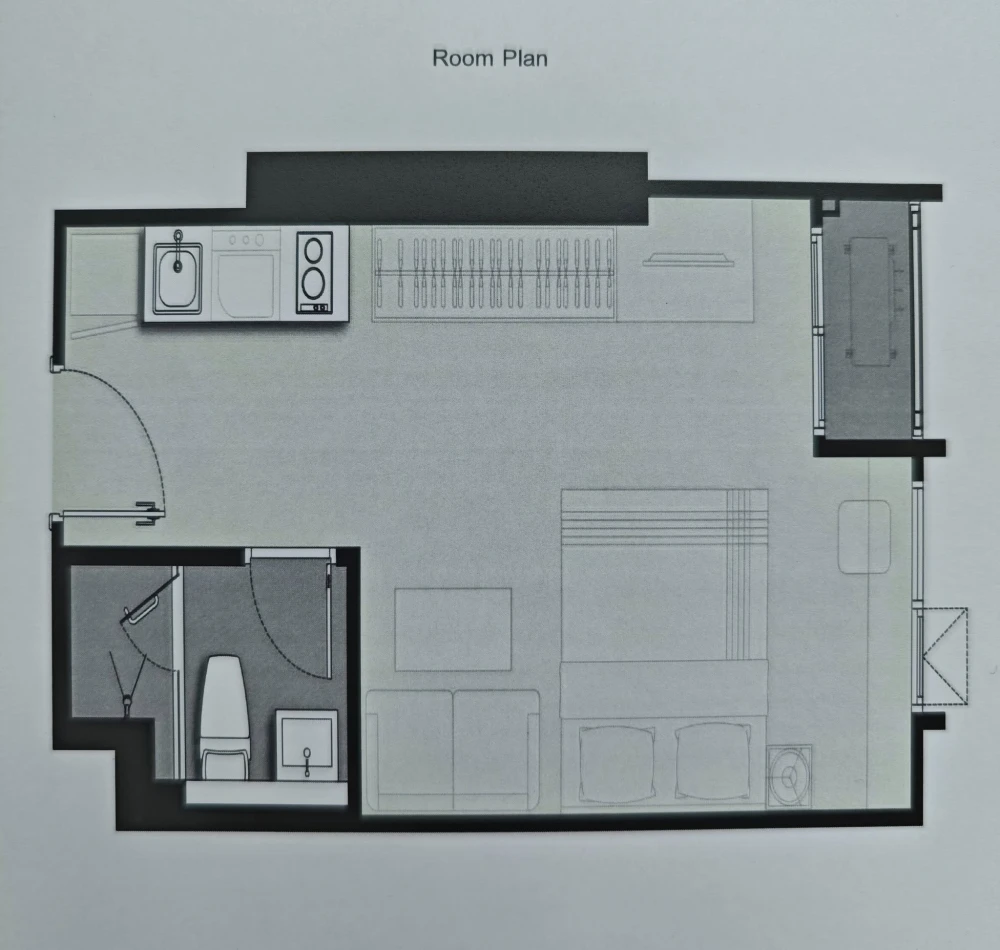 For sale: Life One Wireless Studio, very high floor (34th floor), fully furnished, just bring your own furniture and move in.