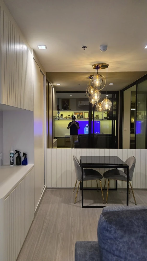 For sale: Life Sathorn-Sierra, Talat Phlu side view, no building blocking the view, no traffic noise, beautiful room, fully furnished, ready to move i