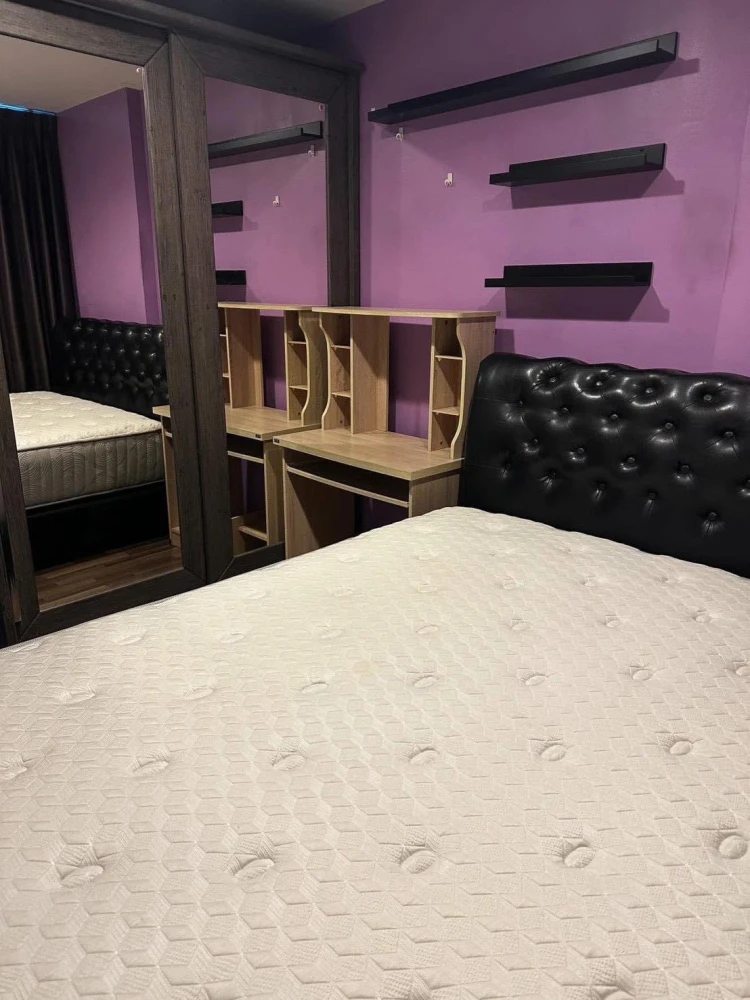 Selling Living Nest Ramkhamhaeng, Building B, 4th floor. Beautiful pink-themed room, fully furnished. Book now!