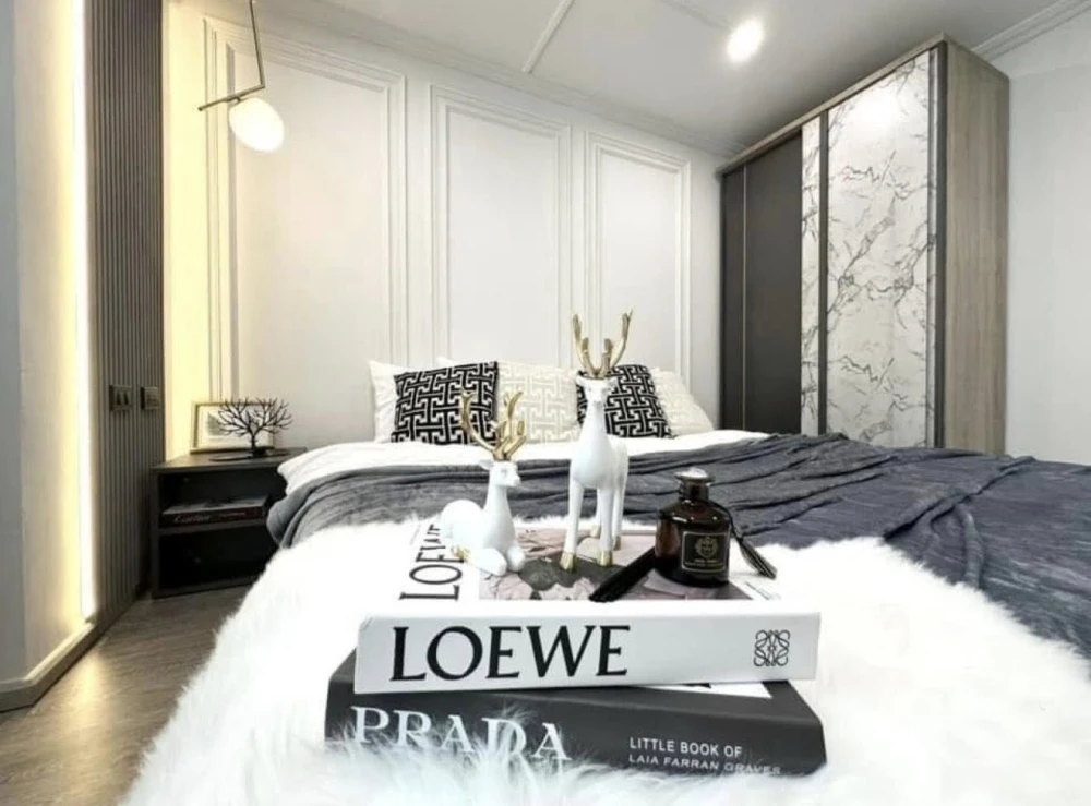 For sale: Lumpini Center Ladprao 111, beautifully decorated room, excellent built-in wall, lots of usable space, good location, reserve now.