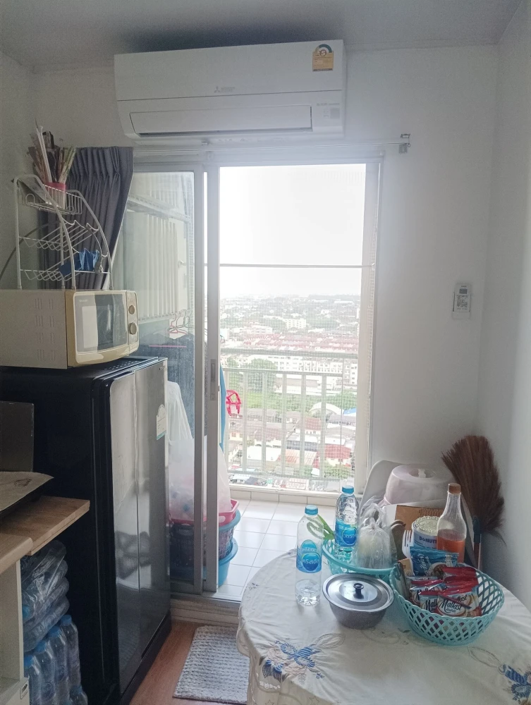 For sale: Lumpini Condo Town Ramintra – Nawamin, 20th floor, very high, with a stunning city view. You must reserve this.
