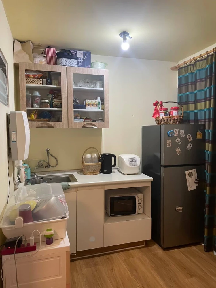 For sale: Lumpini Condotown Bodindecha-Ramkhamhaeng, 1 bedroom, 1 bathroom, nice wallpaper, fully furnished, reserve now!