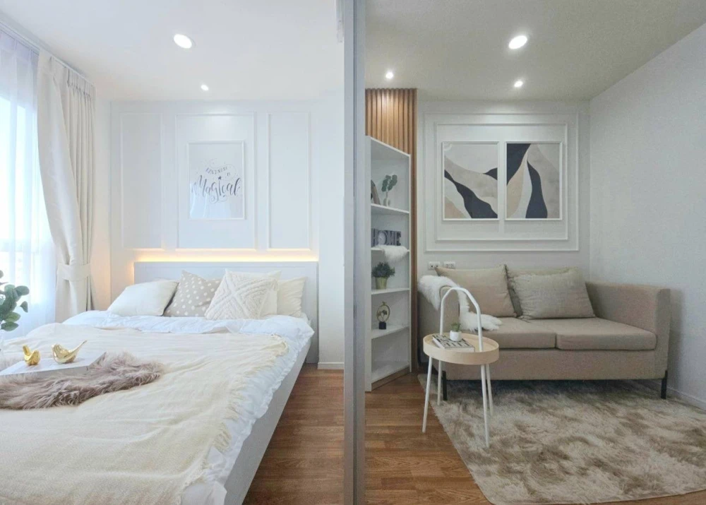 Selling ready-to-move-in condo at Lumpini Park Nawamin-Si Burapha. Fully furnished with complete amenities. Book now!