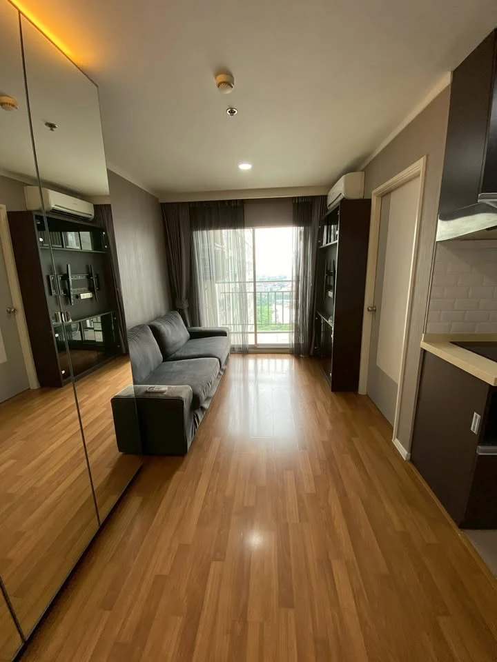 For sale: Lumpini Park Rama 9-Ratchada, 22nd floor, garden view, corner unit, fully furnished, reserve now.