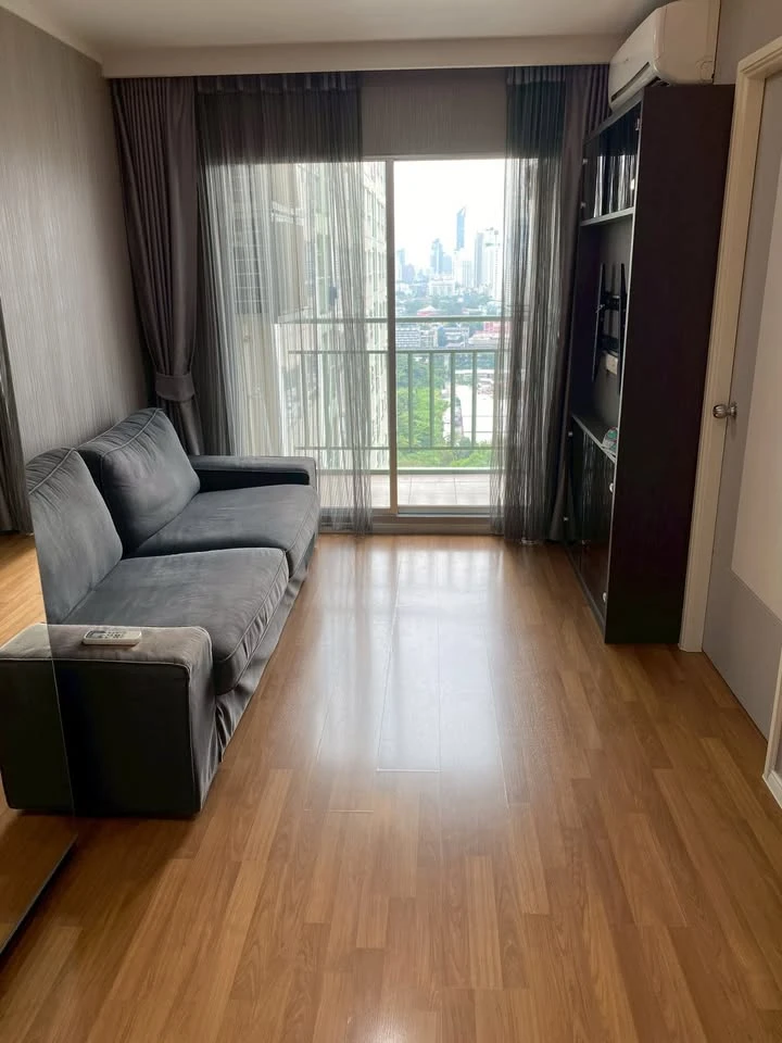 For sale: Lumpini Park Rama 9-Ratchada, 22nd floor, garden view, corner unit, fully furnished, reserve now.