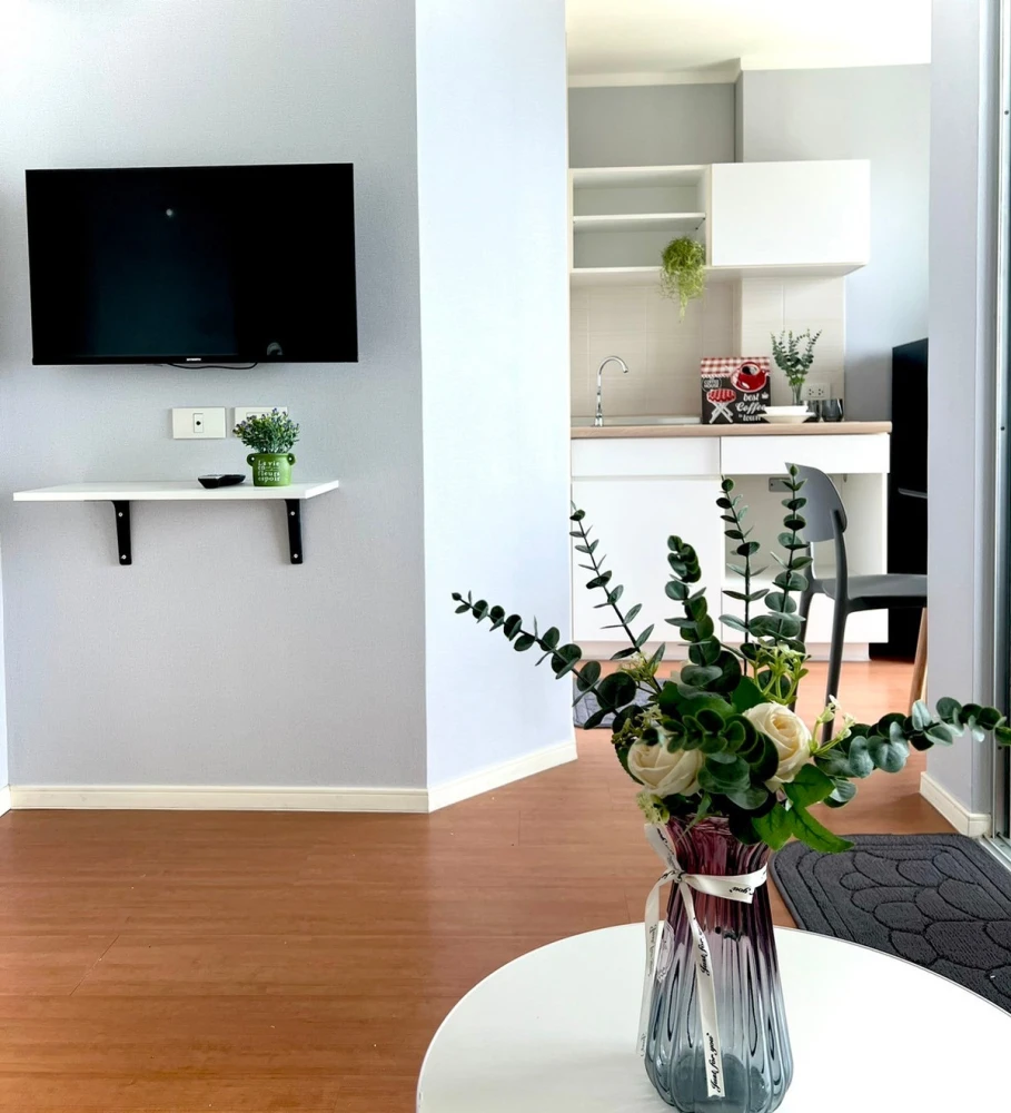 For sale: Lumpini Park Rattanathibet-Ngamwongwan, 22nd floor, corner room, open view, fully furnished, reserve now.