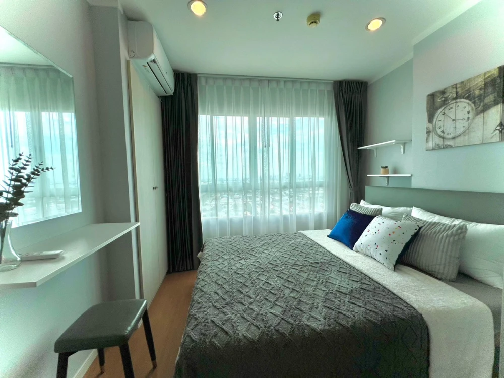For sale: Lumpini Park Rattanathibet-Ngamwongwan, 22nd floor, corner room, open view, fully furnished, reserve now.