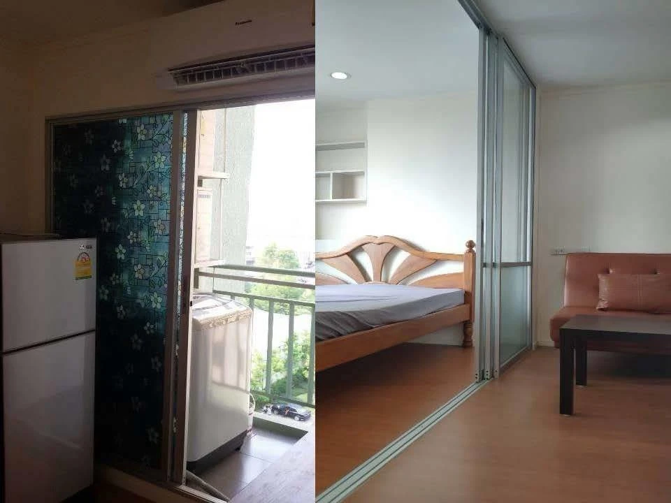For sale: Lumpini Park Rattanathibet-Ngamwongwan, 8th floor, corner room, fully furnished, nice to live in, reserve now.